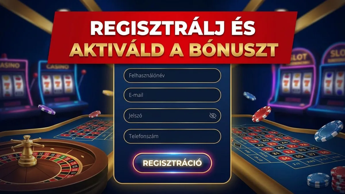 Regisztráció bónusszal